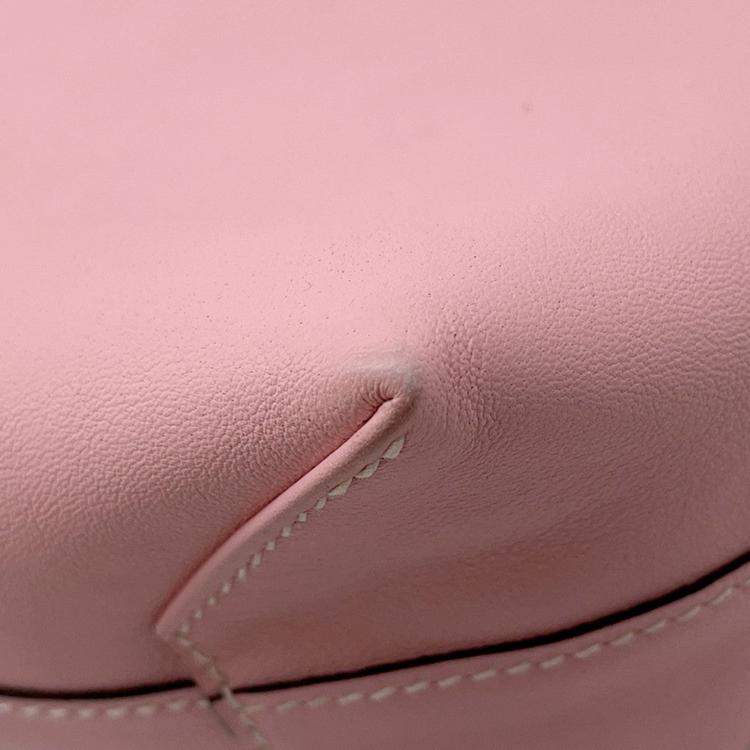 Pre Owned Hermes Neo Double Sense Rose Sakura/Ebene Swift Leather Size 35