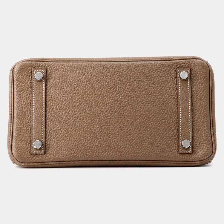 Pre Owned Hermes Birkin Etoupe Togo Leather Size 25