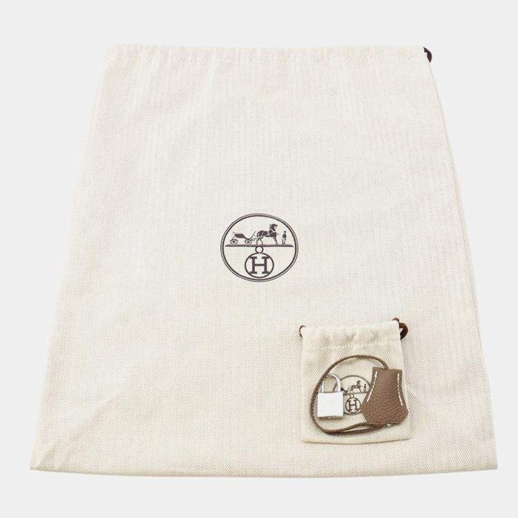 Pre Owned Hermes Birkin Etoupe Togo Leather Size 25