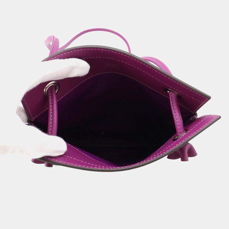 Pre Owned Hermes Sac Aline Anemone Swift Leather Size Mini