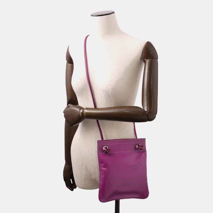 Pre Owned Hermes Sac Aline Anemone Swift Leather Size Mini