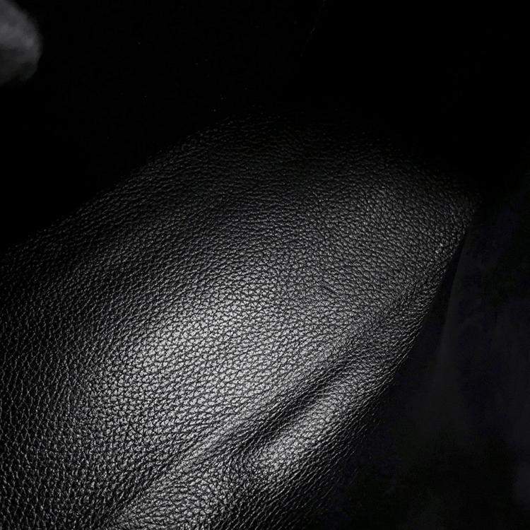 Pre Owned Hermes Pochettekelly Black Evergrain