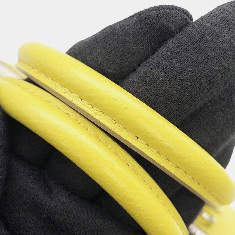 Pre Owned Hermes Bolide 1923 Lime/Mauve Sylvestre/Nata Epsom Size 25