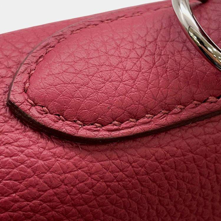 مملوكة مسبقًا Hermes Kelly Retourne Red Togo Leather Size 28