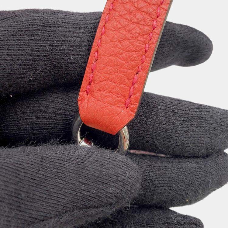 Pre Owned Hermes Kelly Retourne Geranium Togo Leather Size 32