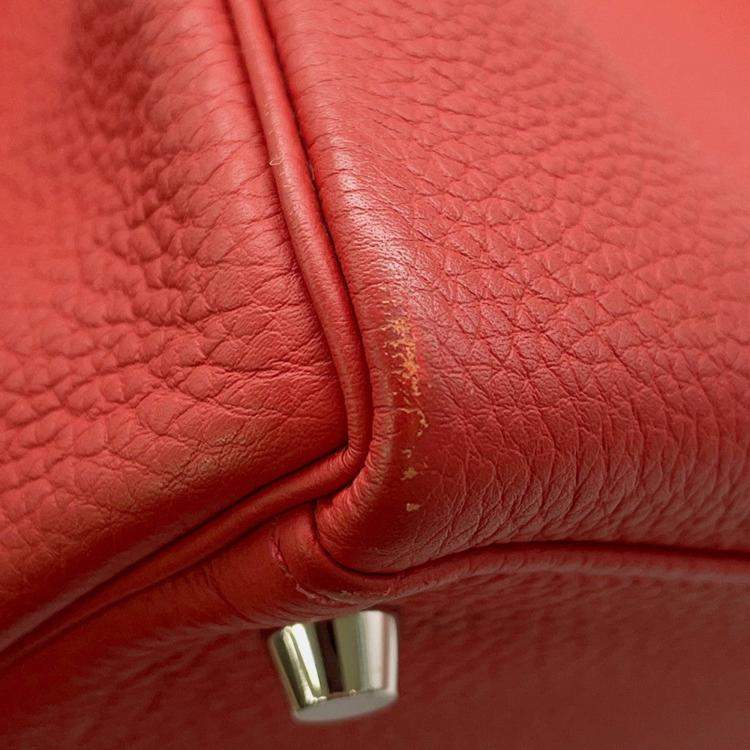 Pre Owned Hermes Kelly Retourne Geranium Togo Leather Size 32