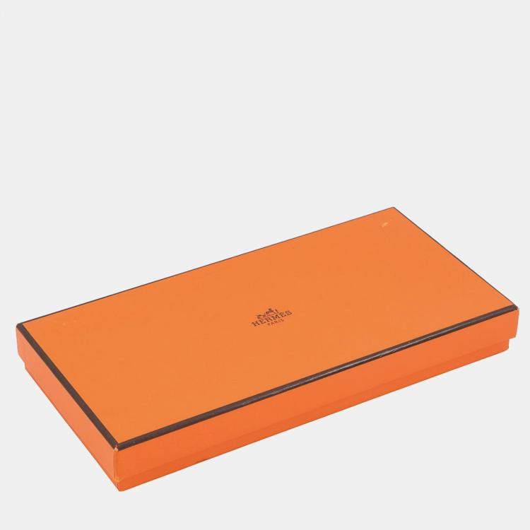 Pre Owned Hermes Azap Long Classic Rose Sakura Swift Leather