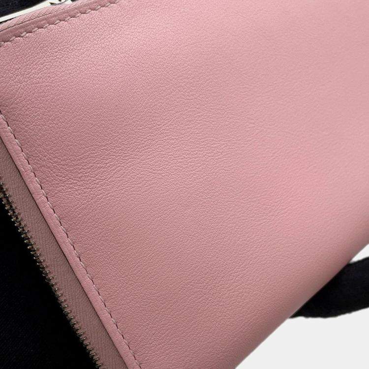 Pre Owned Hermes Azap Long Classic Rose Sakura Swift Leather