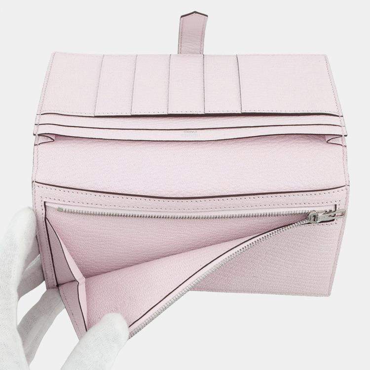 Pre Owned Hermes Beansufla Mauve Pail Chevre Myzore Goatskin