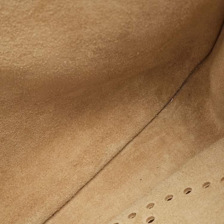 Pre Owned Hermes Evelyne III GM Biscuit Taurillon Clemence Leather Bag