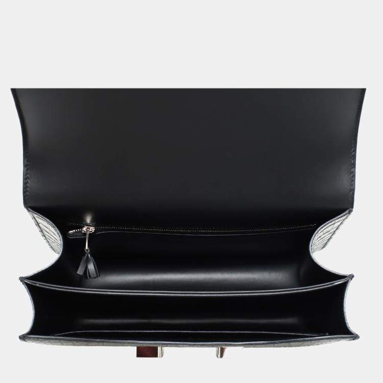 Pre Owned Hermes Matte Alligator Constance 24 Bag