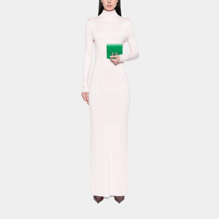 Pre Owned Hermes Green Epsom Constance Slim Wallet