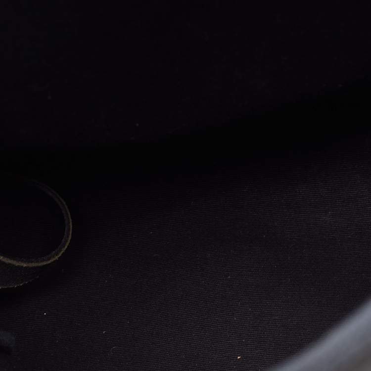 Pre Owned Hermes Herbag Black Toile Canvas and Vache Hunter 2-in-1 Backpack