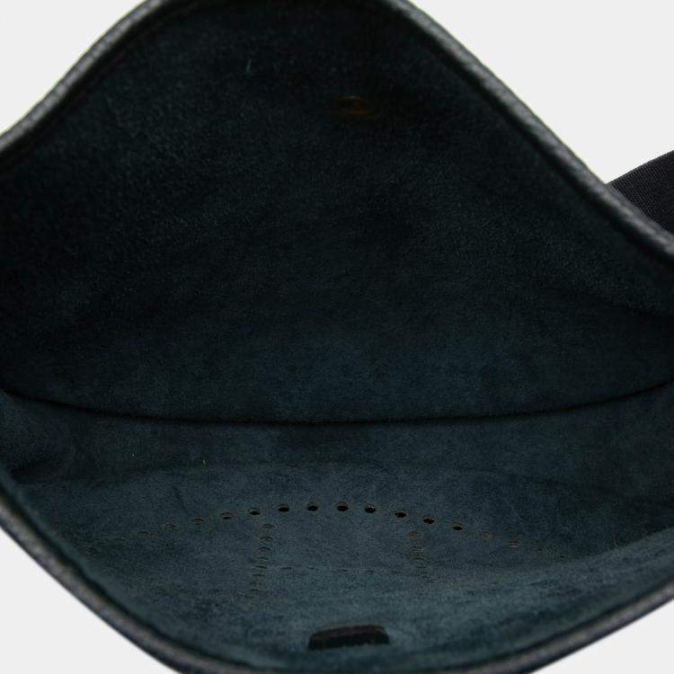 Pre Owned Hermes Blue Clemence Evelyne I GM