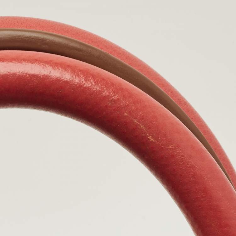 Pre Owned Hermes Birkin 35 Palladium Finish Rose Jaipur Epsom Leather Tote