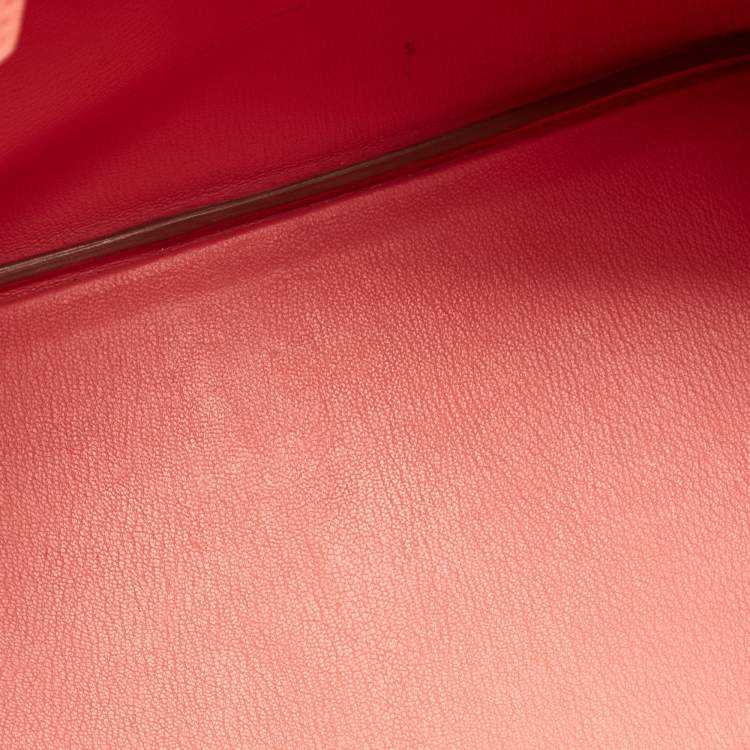Pre Owned Hermes Birkin 35 Palladium Finish Rose Jaipur Epsom Leather Tote