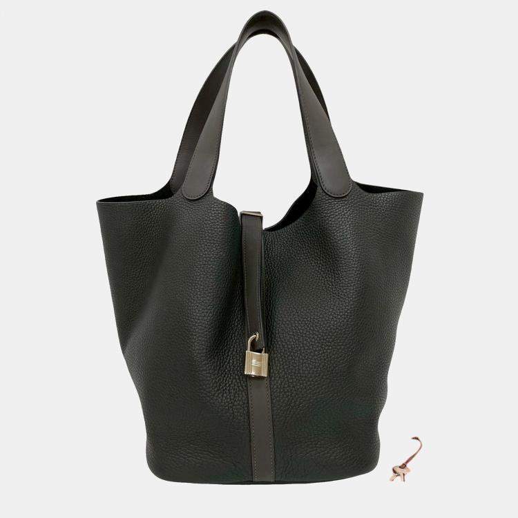 Pre Owned Hermes Clemence and Swift Picotin Lock 22 Touch