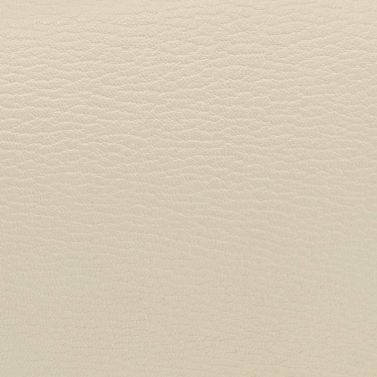 Pre Owned Hermes Geta Gold Finish Nata Chevre Mysore Leather Shoulder Bag