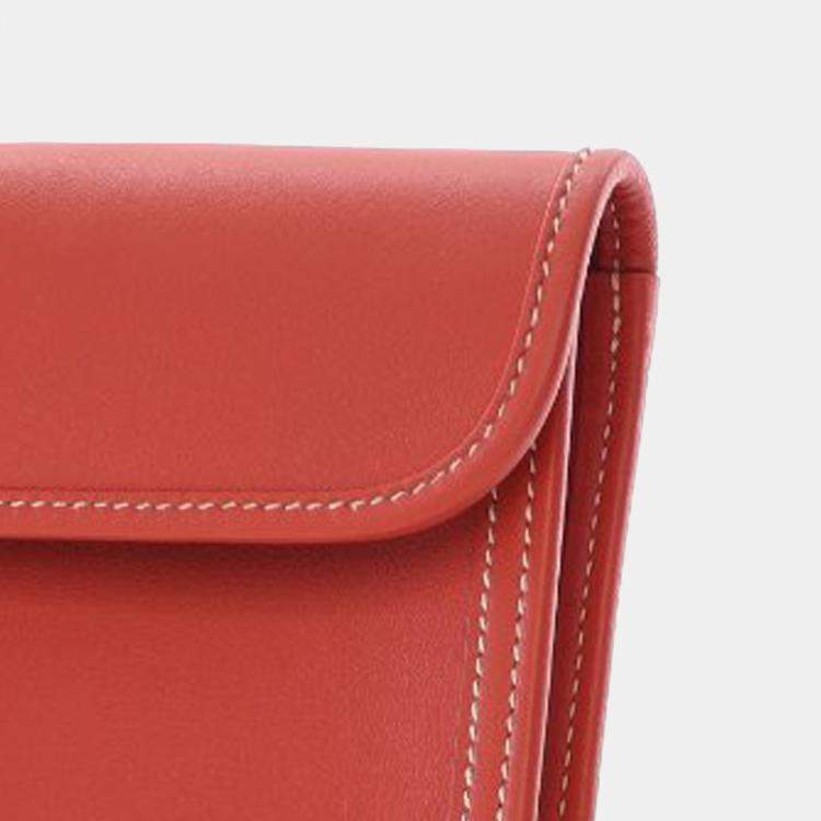 Pre Owned Hermes Red Orange Swift Jige Elan 29 