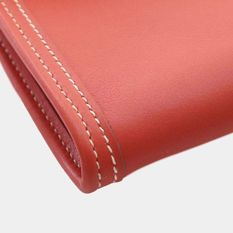 Pre Owned Hermes Red Orange Swift Jige Elan 29 