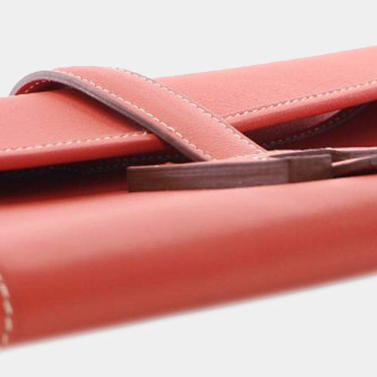 Pre Owned Hermes Red Orange Swift Jige Elan 29 