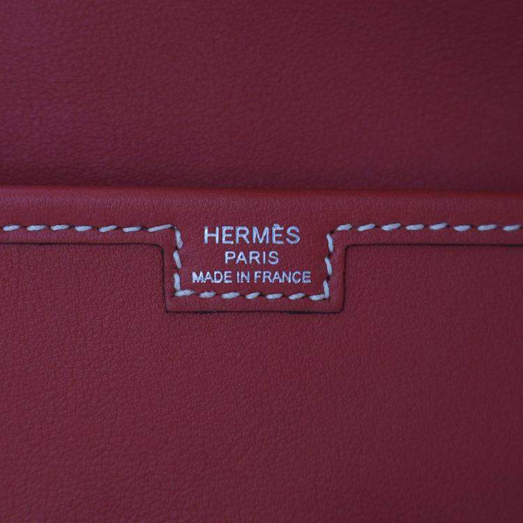 Pre Owned Hermes Red Orange Swift Jige Elan 29 