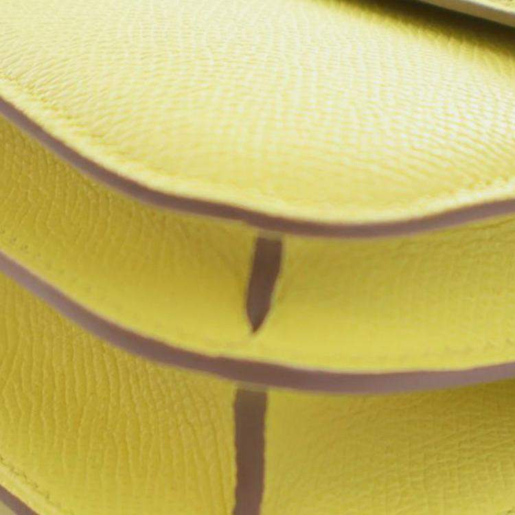 Pre Owned Hermes Yellow Epsom Constance Elan 25