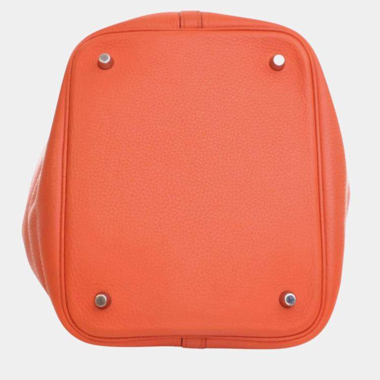 Pre Owned Hermes Capucine Clemence Picotin Lock 22