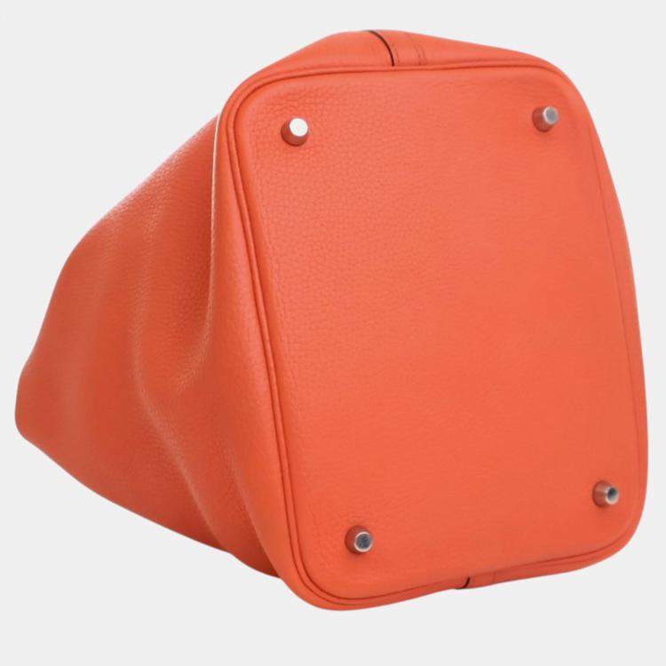 Pre Owned Hermes Capucine Clemence Picotin Lock 22