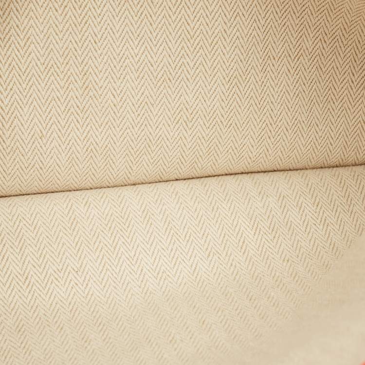 Pre Owned Hermes H Tissage Vermilion Canvas Pouch