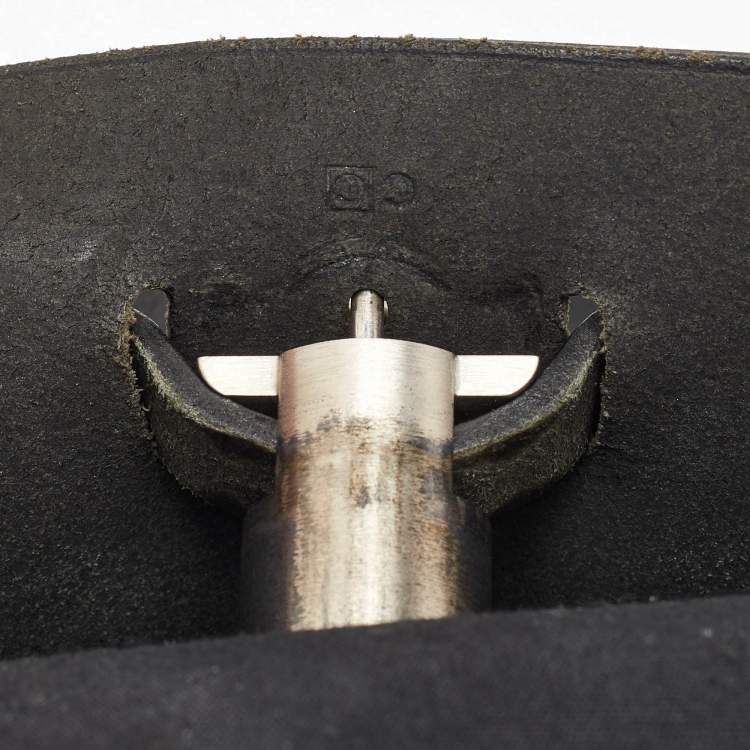 Pre Owned Hermes Herbag Black Toile Canvas and Vache Hunter Top Handle Bag