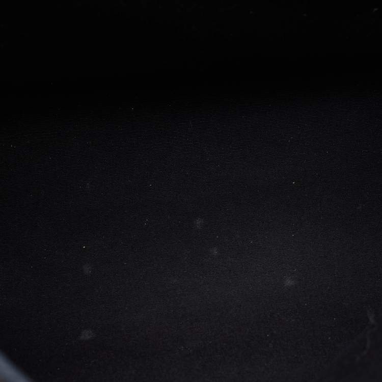 Pre Owned Hermes Herbag 39 Black Toile Canvas and Vache Hunter Top Handle Bag