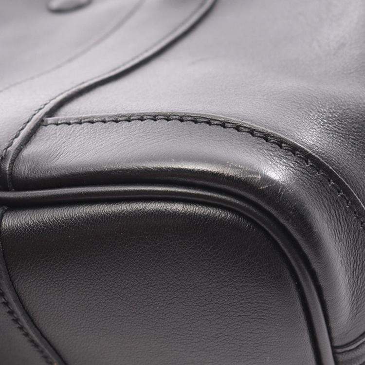 Pre Owned Hermes Black Swift and Silk Bolduc Twilly Garden Party 23