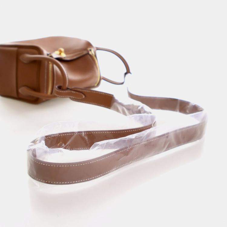 Pre Owned Hermes Gold Clemence Mini Lindy 20