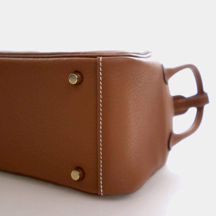 Pre Owned Hermes Gold Clemence Mini Lindy 20