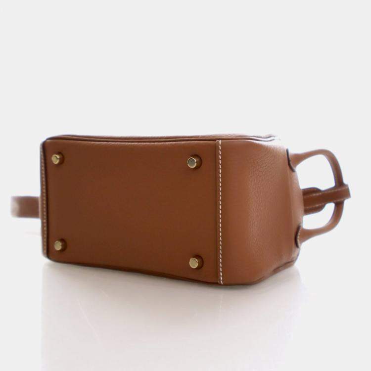 Pre Owned Hermes Gold Clemence Mini Lindy 20