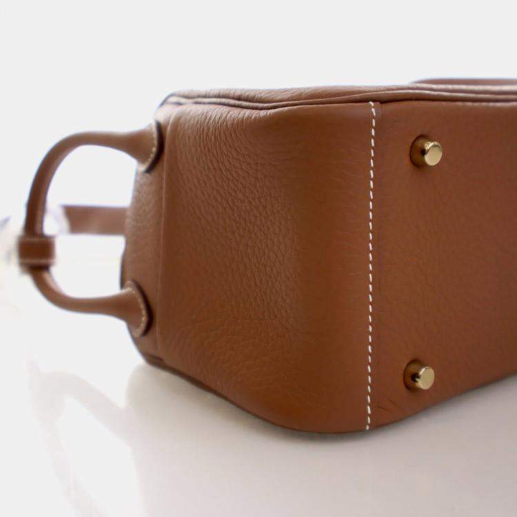 Pre Owned Hermes Gold Clemence Mini Lindy 20