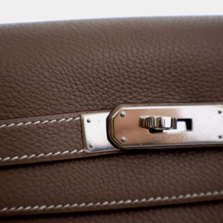 Pre Owned Hermes Etoupe Togo Kelly 32