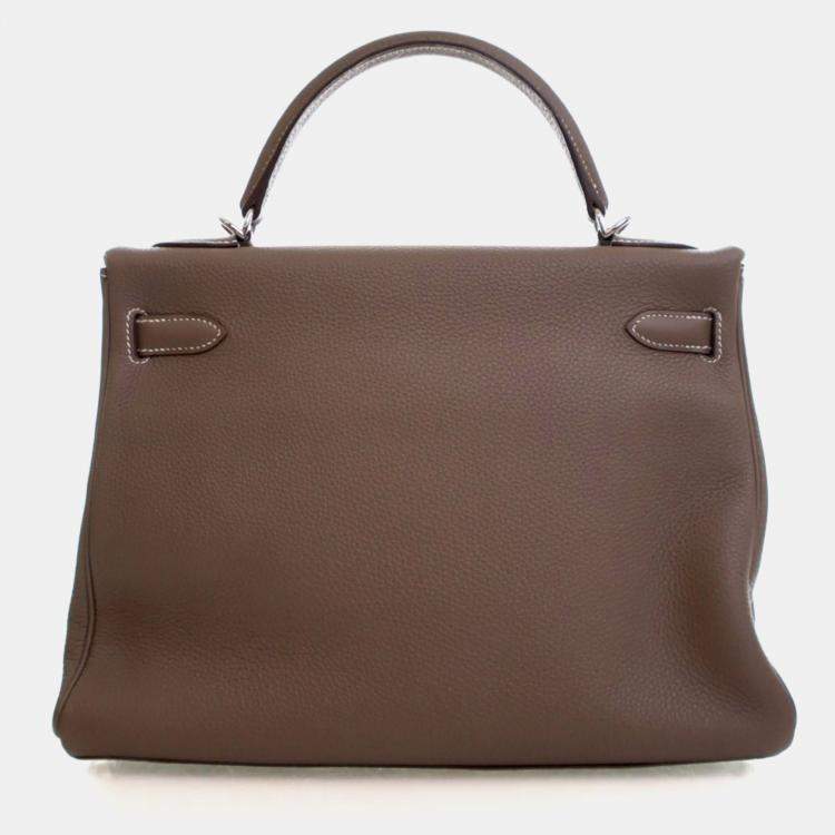 Pre Owned Hermes Etoupe Togo Kelly 32