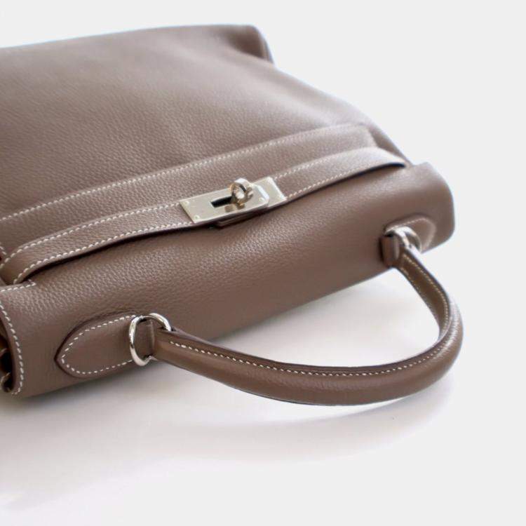 Pre Owned Hermes Etoupe Togo Kelly 32