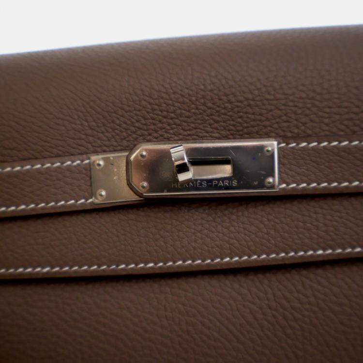 Pre Owned Hermes Etoupe Togo Kelly 32