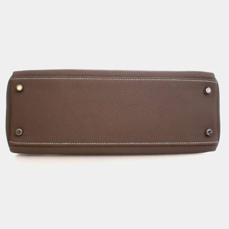 Pre Owned Hermes Etoupe Togo Kelly 32