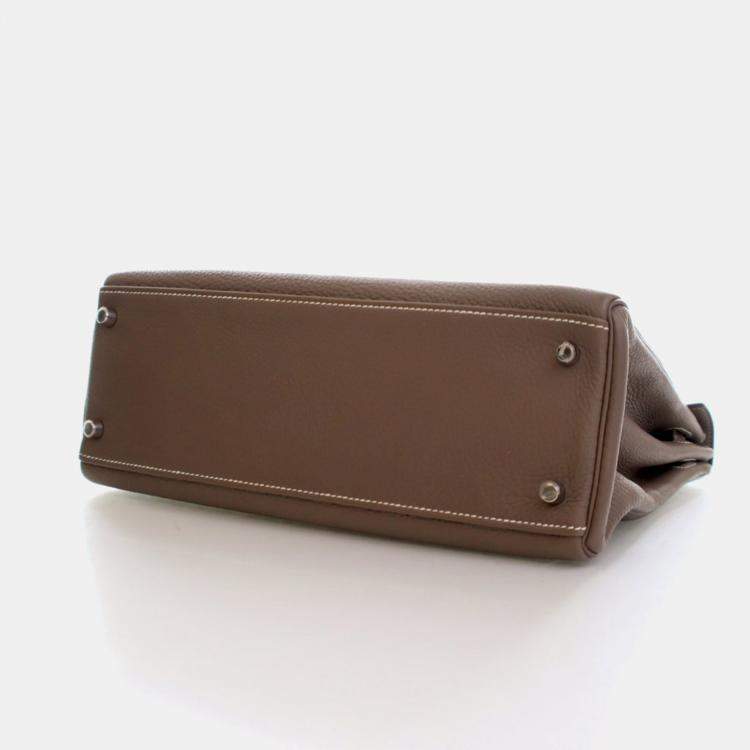 Pre Owned Hermes Etoupe Togo Kelly 32