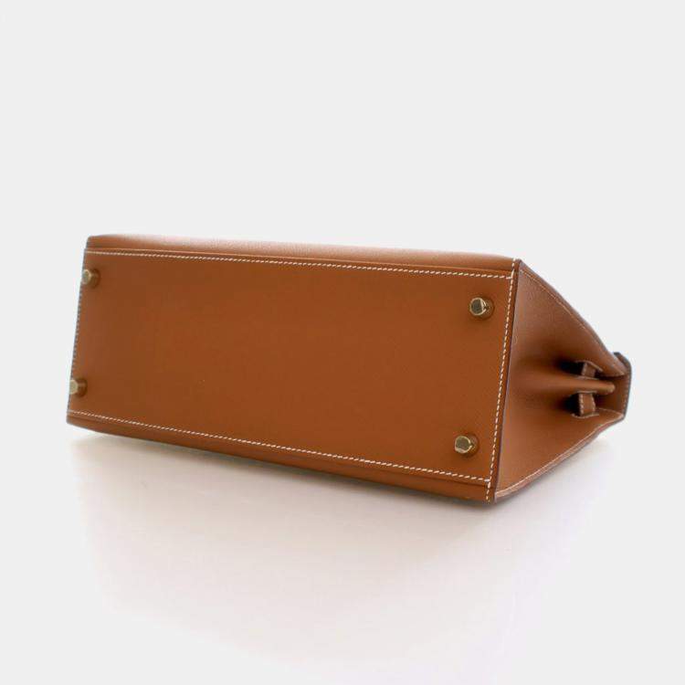 Pre Owned Hermes Gold Epsom Sellier Kelly 28