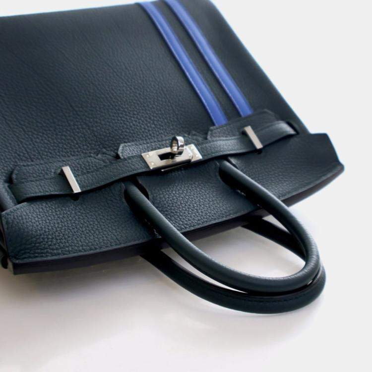 Pre Owned Hermes Vert Cypres Togo Officier Birkin 25