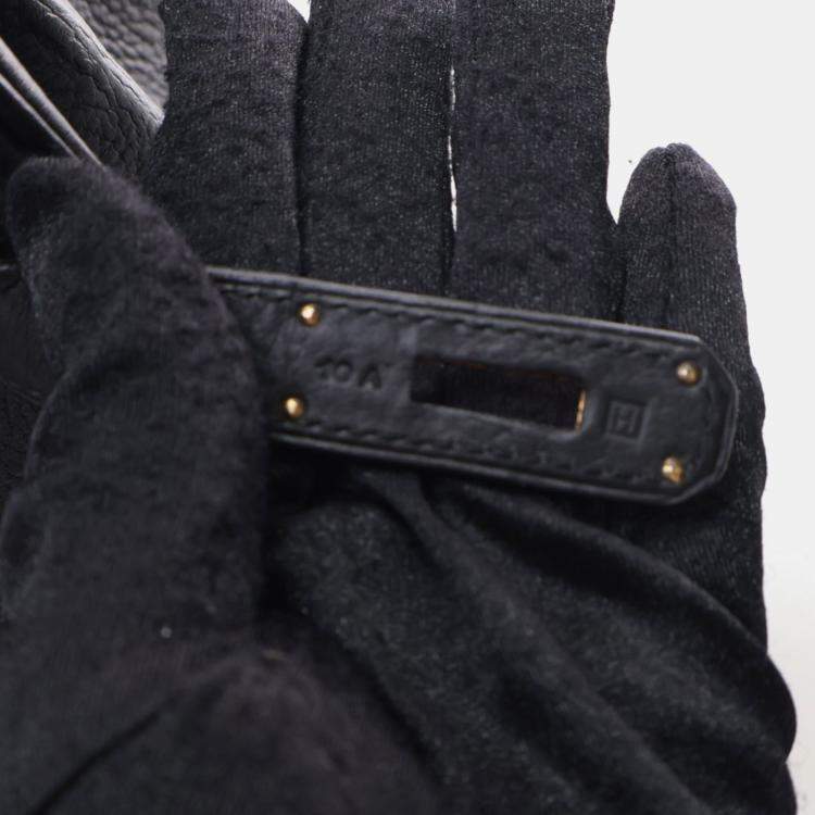 Pre Owned Hermes Noir Togo Birkin 35