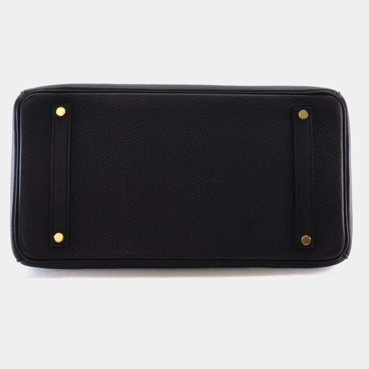 Pre Owned Hermes Noir Togo Birkin 35