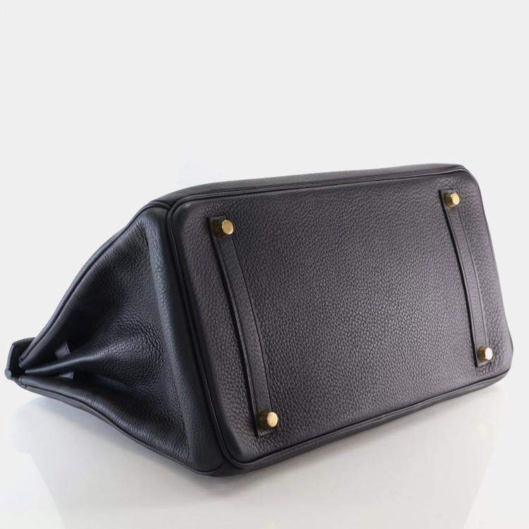 Pre Owned Hermes Noir Togo Birkin 35