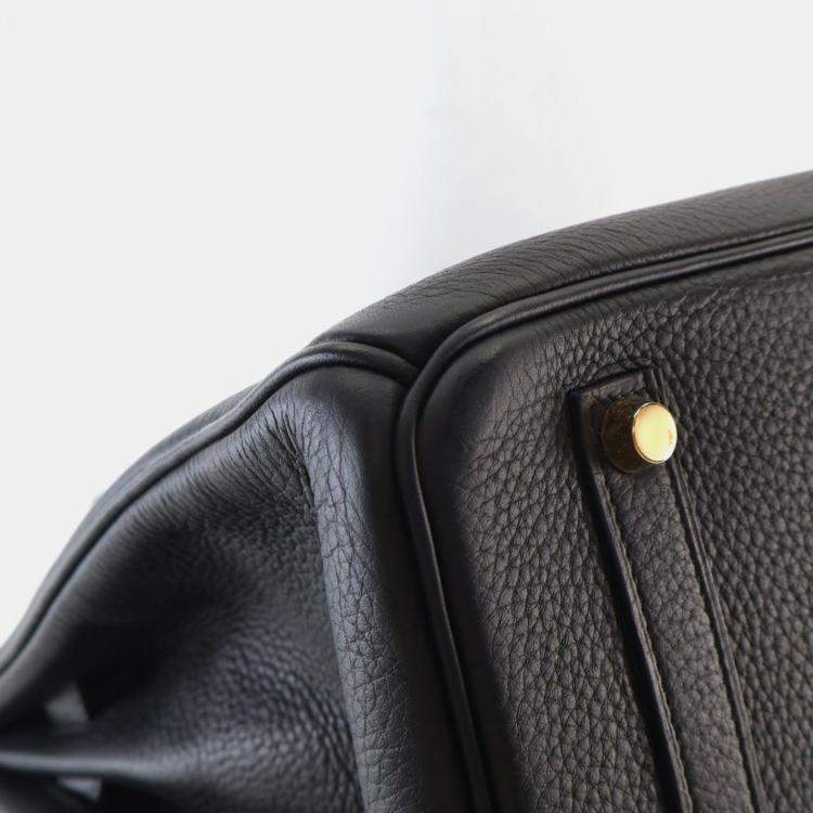 Pre Owned Hermes Noir Togo Birkin 35