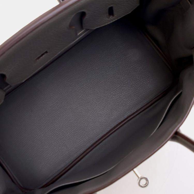 Pre Owned Hermes Gris Etain Togo Birkin 30